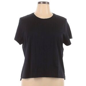 NWT Bombas Solid Black Tagless Cotton Tee